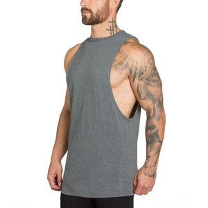 Nueva venta al por mayor 2024 nueva llegada personalizada hombres camiseta sin mangas de talla grande transpirable cómodo gimnasio camiseta sin mangas para hombres servicio OEM personalizado - Product Image 1