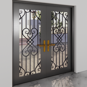 Portes extérieures en acier durables avec des conceptions modernes pour une sécurité accrue et des performances durables dans tous les climats - Product Image 2