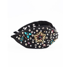 Bandeau pour cheveux pour femmes avec des perles décoratives, design sophistiqué, adapté aux fêtes, aux rassemblements et aux coiffures du soir - Product Image 5