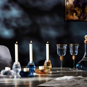 Portavelas artístico, soporte votivo de pilar de linterna único, decoración elegante de mesa para iluminación romántica para el hogar - Product Image 5