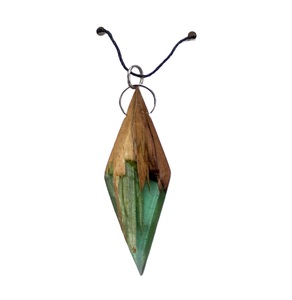 ทันสมัยแนวโน้มไม้และเรซิ่นการออกแบบที่ไม่ซ้ำกันขายส่งจี้ประเภทสร้อยคอสร้อยคอเครื่องประดับแฟชั่นเครื่องประดับผู้หญิง - Product Image 1