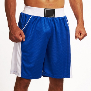 Sportswear Men MMA Kick Boxing Muay Thai Lightweight Breathable Front Logo Shorts - Product Image 2