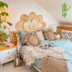 Đồ Nội Thất Phòng Ngủ Quạt Treo Tường Lá Cọ Tay Fan Lá Cọ Khô Đầu Giường Bộ Trang Trí Nội Thất Trang Chủ Đám Cưới Giường Phòng Khách Sạn - Product Image 1