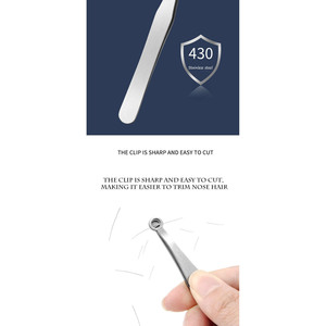 Ensemble de pinces à épiler en acier inoxydable de haute qualité pour épilation du nez à pointe ronde pour une utilisation en beauté - Product Image 5