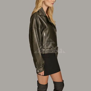 Chaqueta de cuero genuino para mujer 2026 nueva moda chaquetas de cuero de Otoño de manga larga para mujer chaqueta de invierno - Product Image 3