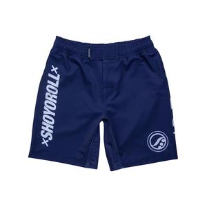 กางเกงชอร์ต Shoyoroll คุณภาพพรีเมียม สำหรับ MMA BJJ สีขาวดำตัดกัน พร้อมแถบตีนตุ๊กแก สำหรับยิวยิตสู มวยไทย รับผลิตแบบ OEM - Product Image 4