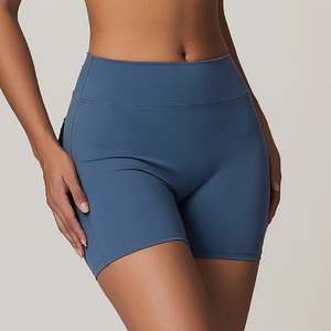 Pantalones cortos de Yoga para mujer, cintura alta, correr, gimnasio, entrenamiento, pantalones cortos de Yoga, Spandex, pantalones cortos atléticos - Product Image 2