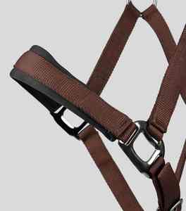 Collier de tête de cheval professionnel de style anglais, de haute qualité, pour l'entraînement en écurie et l'utilisation en extérieur, collier de tête de cheval E - Product Image 6