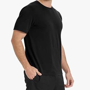 Camiseta Retro americana Vintage para hombre, Color sólido, algodón flameado, transpirable, 240 gramos, verano, manga corta, informal, vestido deportivo - Product Image 4