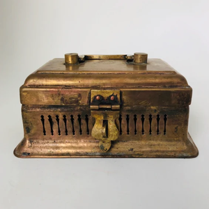 Cobre tallado pulido de plata antigua, Pandaan indio, manija de bloqueo de latón de alta calidad, accesorio de Decoración de mesa, precio al por mayor - Product Image 2