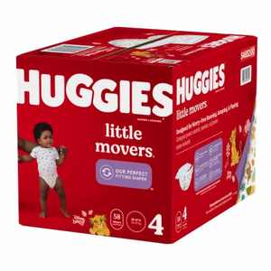 Pañales para Niños Pequeños, Ajuste Flexible con Protección Antifugas 360 Huggies Little Movers para Jugar Todo el Día - Product Image 1