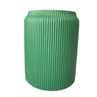 Pot Bunga Fiberglass Hijau Kontemporer dengan Lubang Drainase Asal Vietnam untuk Penggunaan di Rumah/Taman Dalam/Luar Ruangan Merek UNI EXIM Model FLP002