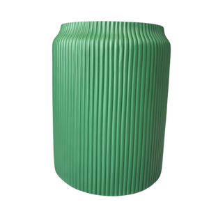 Maceta de fibra de vidrio verde contemporánea con orificio de drenaje para el hogar y el jardín uso interior/exterior marca UNI EXIM modelo FLP002 - Product Image 2