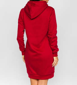 Sudadera con Capucha de Manga Larga, Estilo Urbano, Color Sólido, Personalizada al por Mayor para Mujer, Invierno - Product Image 6