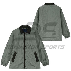 เสื้อโค้ชของผู้ชายเสื้อแจ็คเก็ตโค้ชไซส์ใหญ่พิเศษเสื้อโค้ทแบบลำลองกันน้ำ - Product Image 6