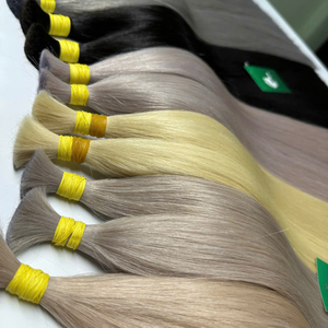 Extensions de cheveux en vrac Cheveux vierges crus du Vietnam Meilleurs cheveux humains brésiliens vierges de luxe à cuticule alignée - Product Image 3