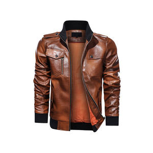 Veste de moto professionnelle haut de gamme pour homme, veste imperméable pour homme, fabriquée au Pakistan, en cuir véritable, vestes de moto pour homme - Product Image 4