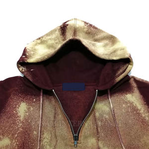 Ropa de invierno Quality Made Basics Acid Wash Hoodies Ropa de moda Low MOQ Men Acid Wash Hoodies - Product Image 4