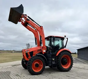 Compre tractor de granja Kubota de alta productividad, con cargador frontal y retroexcavadora 70hp tractor de para la venta, tractor Kubota de 120HP