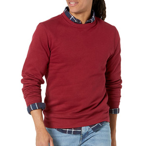 Sudaderas de Jersey Sólidas de Invierno para Hombre de Alta Calidad, Talla Grande, Cuello Redondo, Estilo Moderno, Antiencogimiento - Product Image 5