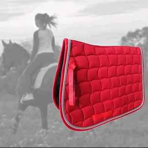 แผ่นรองอานม้าขี่ม้าแบบอังกฤษผ้าฝ้ายออกแบบและสีได้ตามต้องการ - Product Image 4