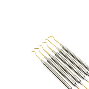 Instruments de restauration dentaire en composite de haute qualité, manuels, avec poignée en silicone |   Instruments de remplissage dentaire - Product Image 3