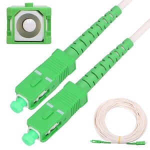 สายแพทช์คอร์ด Extralink SC/APC ต่อ SC/APC, LSOH, โหมดเดี่ยว, ซิมเพล็กซ์, G.657A2, 3 มม., 20 ม., สีขาว - Product Image 1
