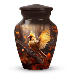 Urnas de recuerdo de cremación de Metal grabadas a mano personalizadas más vendidas, nuevo diseño con caja de terciopelo - Product Image 1