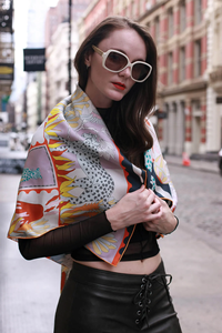 Luxury Custom Satin Printed <b>Scarf</b> Fabric With Branding Label OEM ODM Service For Promotion Advertising And Marketing - Product Image 5