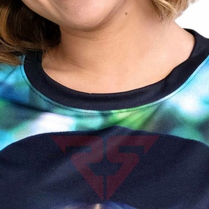 เสื้อยืดสตรีเสื้อยืดพิมพ์ลายซับลิเมชันสวมใส่สบาย - Product Image 2
