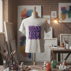 Cromika sóng Mô hình bộ sưu <span class=keywords><strong>t</strong></span>ập <span class=keywords><strong>T</strong></span>-Shirt cho nam giới lấy cảm hứng <span class=keywords><strong>t</strong></span>ừ bức tranh thương hiệu có sẵn trong kích thước cực lớn (XL) - Product Image 5