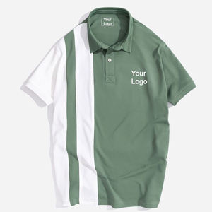 Chemise à manches courtes en tricot uni pour homme, séchage rapide, pour le bureau et les uniformes d'équipe, fabricant de logos personnalisés - Product Image 5