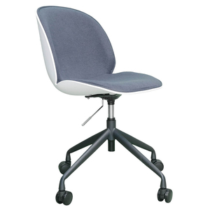 GAKB-53F Beetle Swivel Lift Chair Height Adjustment Classic Contemporary Design Foam PU Fabric Upholstery for Home Workshop Use - Product Image 1