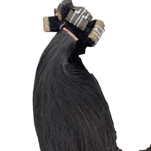100% Remy peau trame bande dans l'extension de cheveux pleine cuticule Extensions de cheveux humains vietnamiens ruban de haute qualité dans les extensions de cheveux - Product Image 1