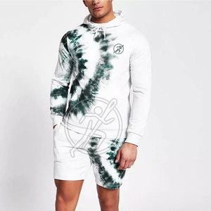 Venta en línea Mejor Precio Hombres Sudadera con capucha Conjunto corto Ligero Personalizado Hombres Sudadera con capucha y conjunto corto - Product Image 1