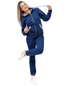 Otoño Invierno Atlético Jogging traje cómodo versátil Casual desgaste al aire libre correr chándal Fitness mujer chándal - Product Image 5