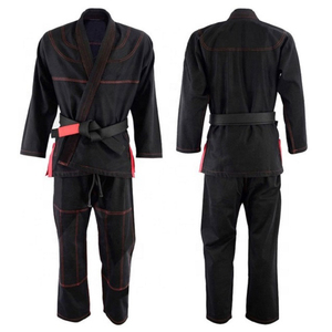 Kimono de Judo en Tissu Perlé Blanc 100% Coton Respirant Séchage Rapide Durable Unisexe Adulte Coupe Classique Ceinture Noire Incluse - Product Image 5