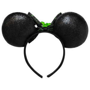 H.E.R ACCESSORIES Licensed Disney Minnie Mouse Halloween Ears Costume <b>Headband</b> With <b>Bow</b> and Character Ears Black <b>Bow</b> Ages 3+ - Product Image 3