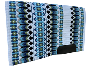 Manta de espectáculo occidental de lana de Nueva Zelanda Original 100%, impresionantes patrones coloridos para montar en Grars, categoría de almohadillas para SILLÍN - Product Image 5