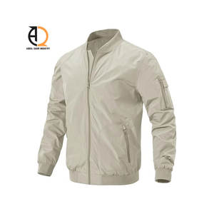 Hommes Biker Bomber Jacket Flight Street Coat Bomber Jacket Embroidery Patch - Product Image 4