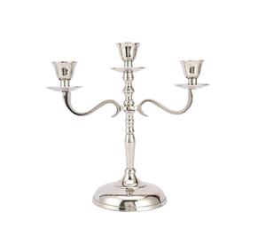 Design attrayant 3 bras chandeliers en métal chandeliers pour mariage église vacances décor Halloween cône bougeoir support - Product Image 1