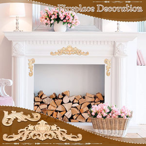 Hot Design Sculptures en bois modernes Onlays décoratifs et Appliques pour armoires de cuisine Garniture de meubles et cintres en bois - Product Image 4