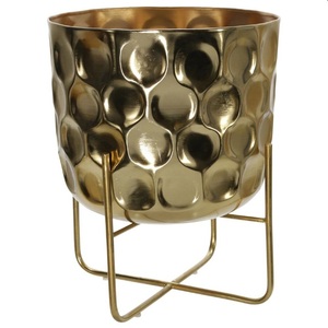 Qualité supérieure Luxe Style Jardin Hôtel Décor Jardinière Pot Galvanisé Finition Fer Métal Fleur Planteur Ensemble De Deux - Product Image 5