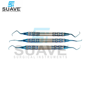 ชุดเครื่องมือขูดหินปูน Gracey สำหรับงานทันตกรรม ทำจากสแตนเลส ใช้ซ้ำได้ ยี่ห้อ SUAVE SURGICAL INSTRUMENTS แบบใช้มือ - Product Image 6