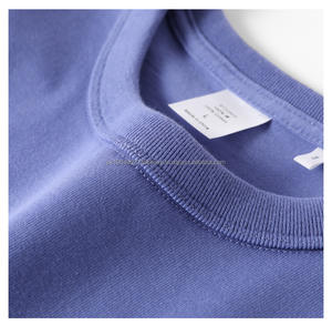 Camiseta Básica Lisa para Hombre, Corte Holgado, Sudadera Extra Grande, Cuello Redondo, Manga Larga, Personalizable con Logotipo - Product Image 2