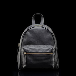 กระเป๋าเป้สะพายหลังแฟชั่นหนังแท้สีน้ำตาลสุดหรูกันขโมยทนทานมีซับในทำจากผ้าฝ้ายเหมาะสำหรับใส่ไปโรงเรียนท่องเที่ยวแบบยุโรปใช้ได้ทั้งชายและหญิง LBP-0165 - Product Image 3