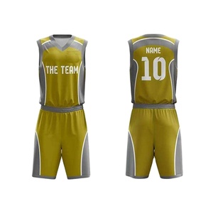 Uniformes de Baloncesto Personalizados al por Mayor de Alta Calidad, Manga Corta, 100% Poliéster, Antibacterianos - Product Image 3