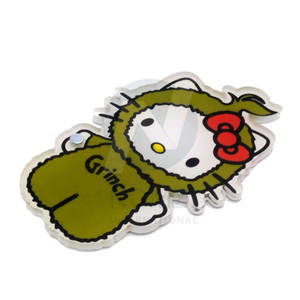 Plateau d'extension de cils en verre Grinch Kitty acrylique porte-carreaux de cils palettes outils d'extension de cils dernier logo personnalisé - Product Image 4
