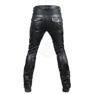 Pantalons en cuir de moto de qualité supérieure, dernier design, vente en gros, personnalisez votre propre logo, pantalons en cuir de moto - Product Image 2