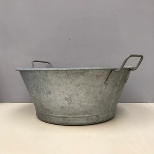 En Métal Galvanisé rond Bol Baignoire jardin Décoration - Product Image 4